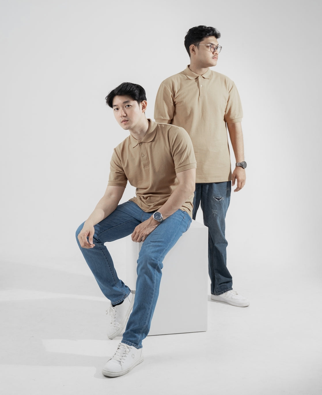 Akita Polo Shirt Beige