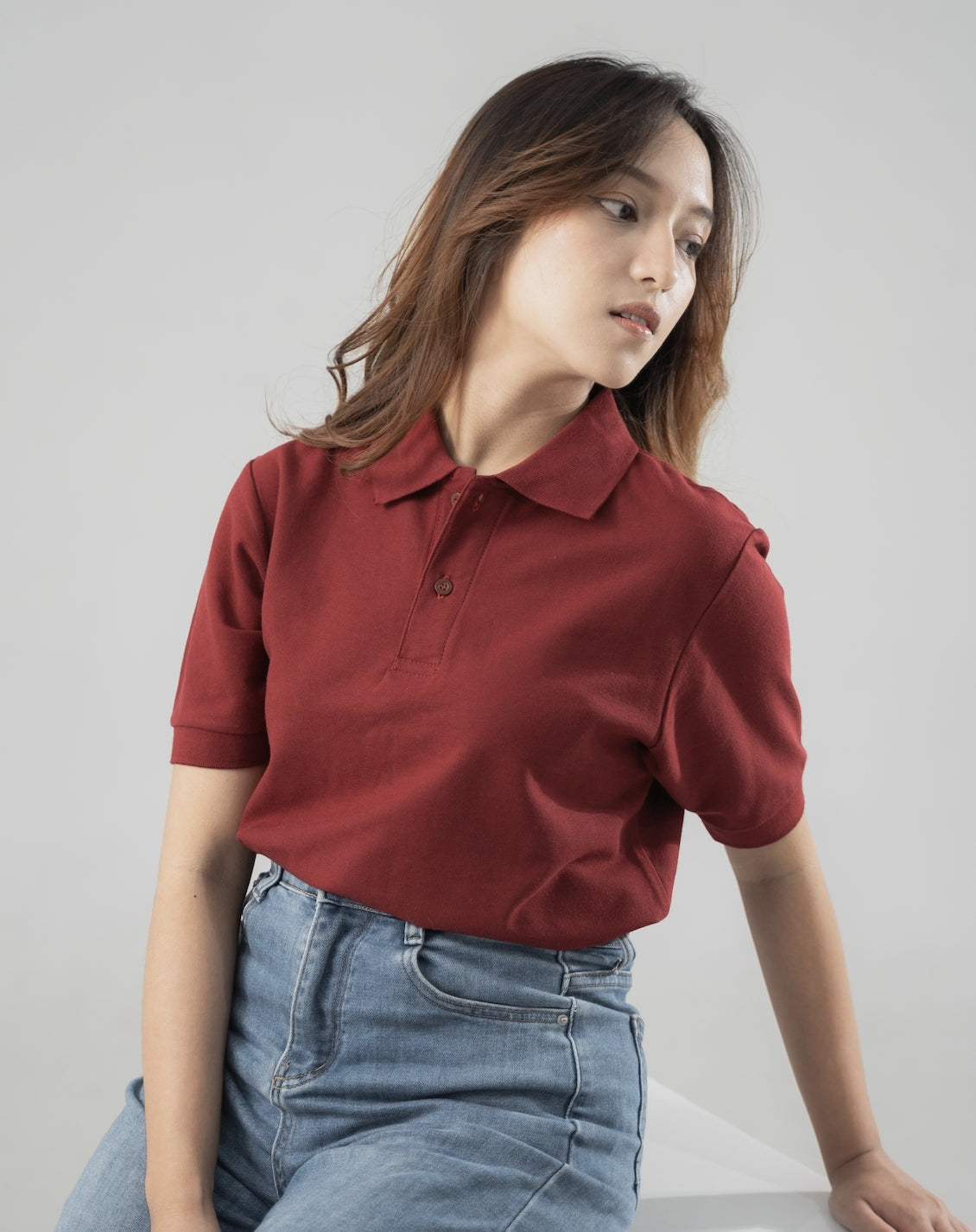 Akita Polo Shirt Maroon