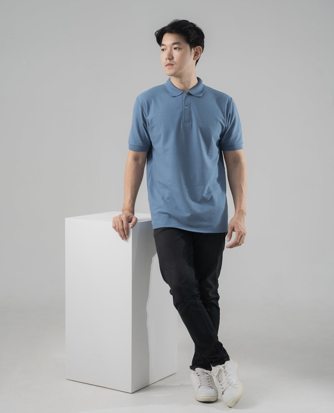 Akita Polo Shirt Steel Blue