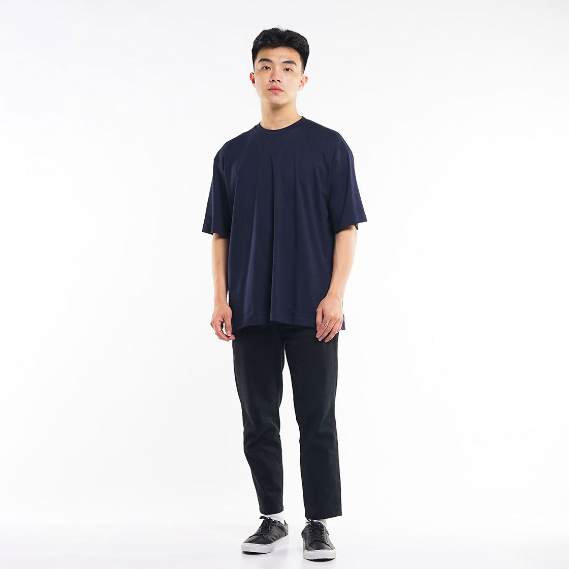 Izu Cotton Air Oversize Navy