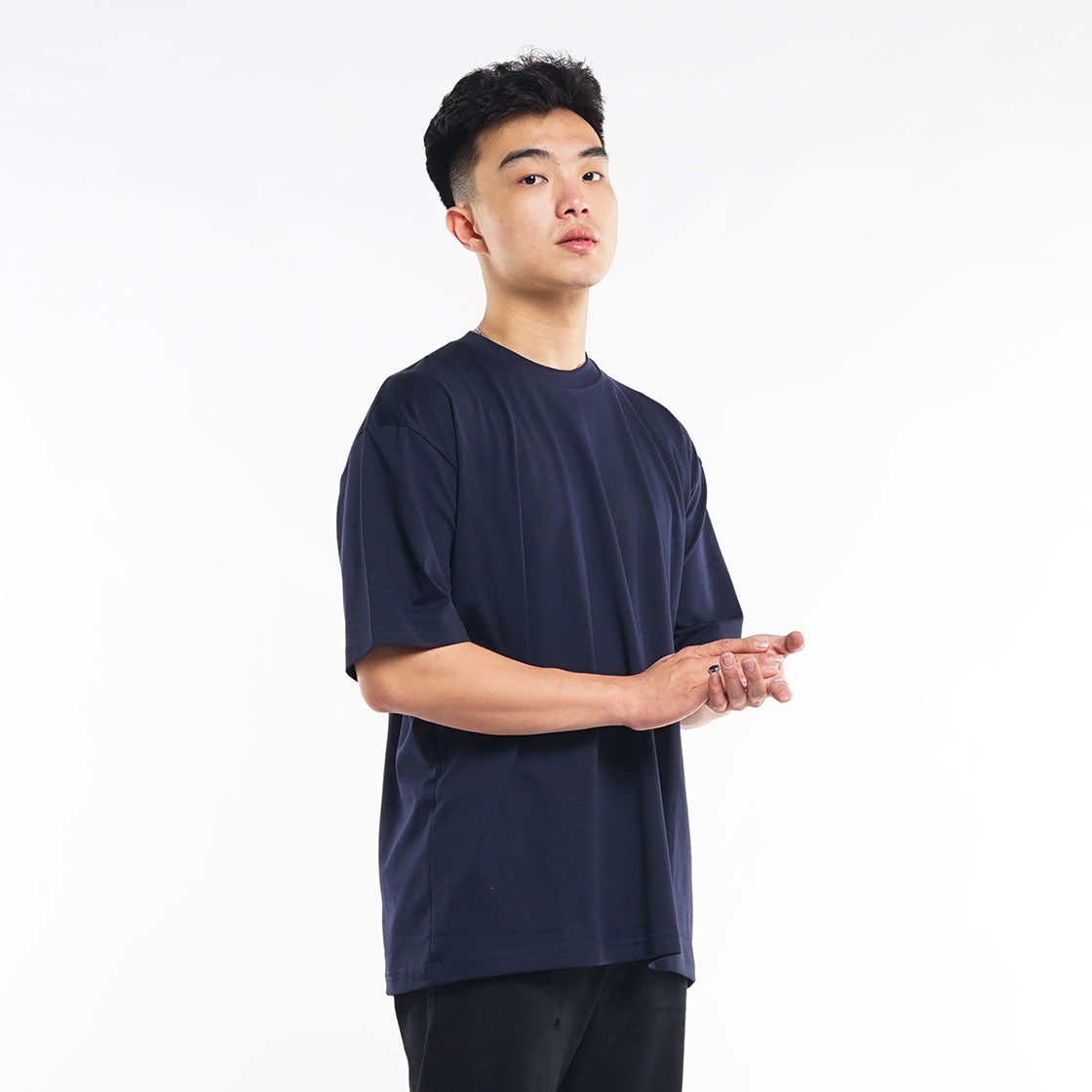 Izu Cotton Air Oversize Navy