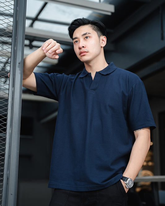 Nara Polo Oversize Navy