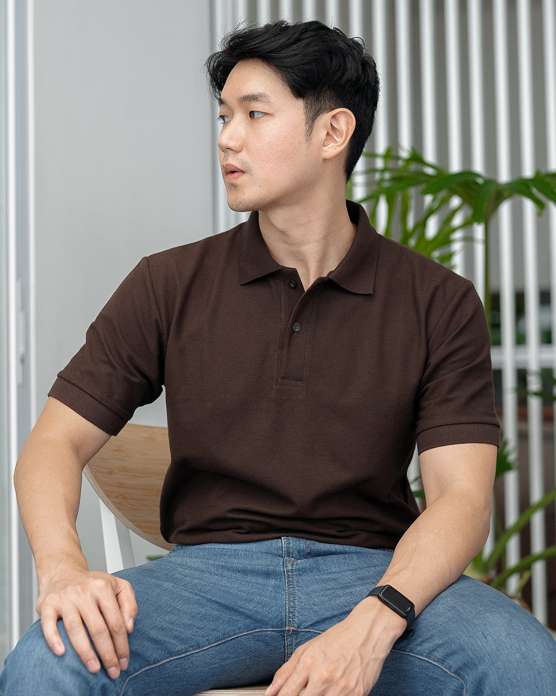 Akita Polo Shirt Coffee