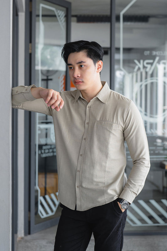 Nagoya Long Sleeve Shirt Khaki