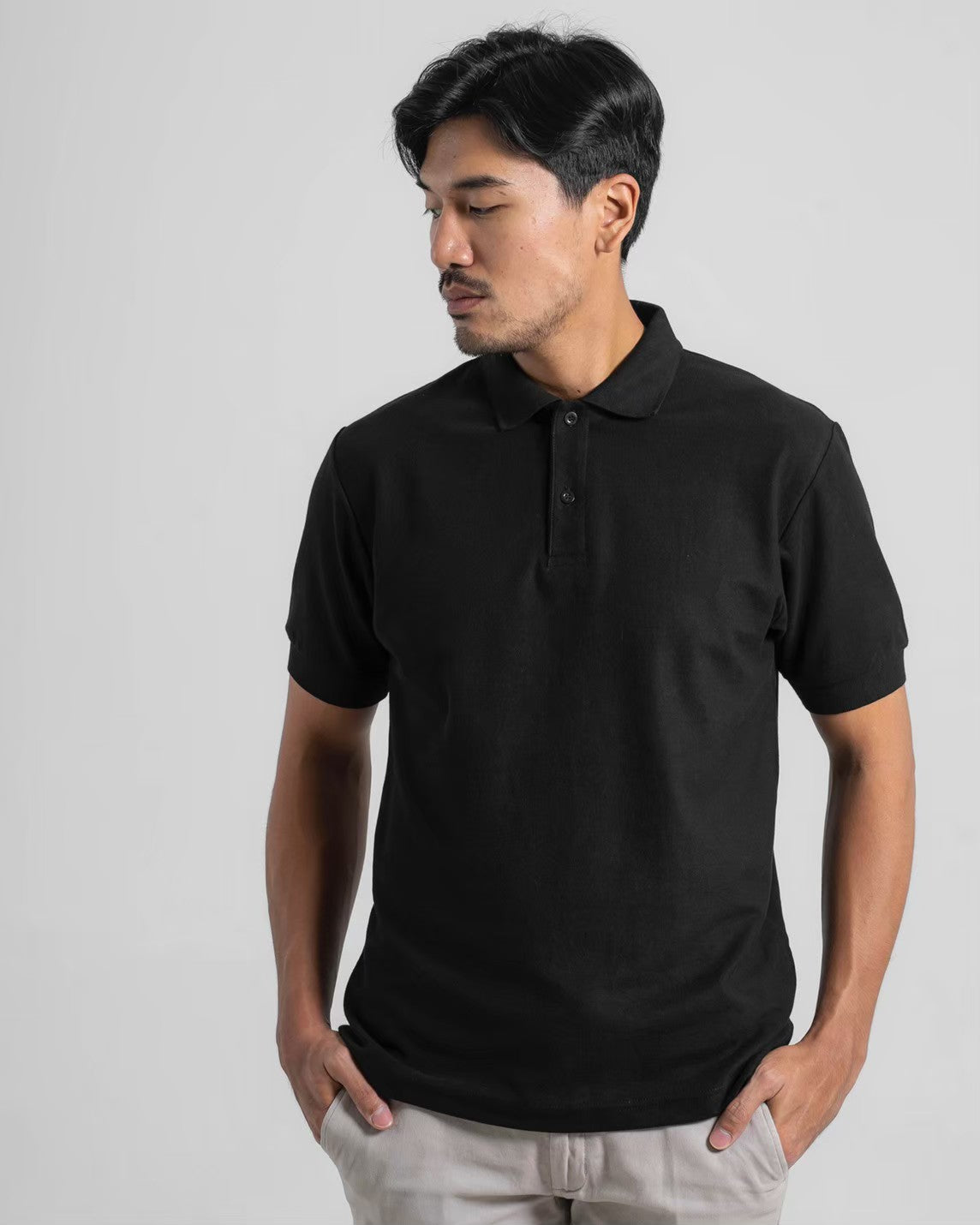 Akita Polo Shirt Black