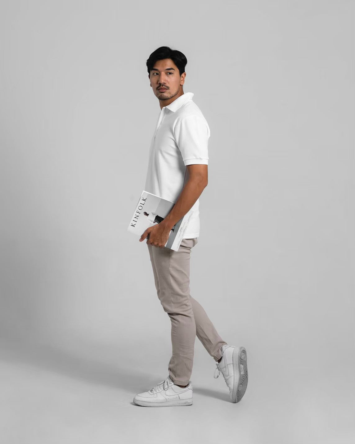 Akita Polo Shirt White