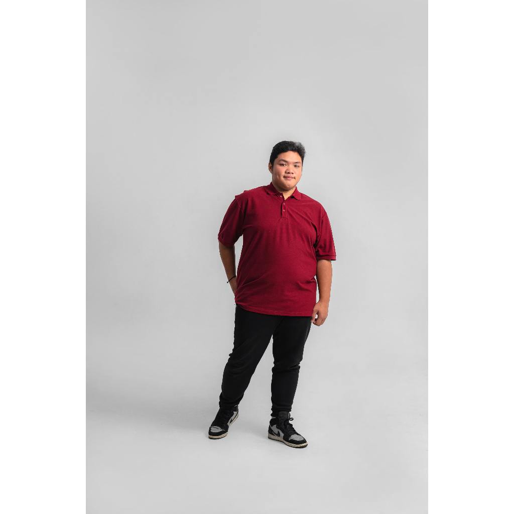 Akita Polo Shirt Big Size Maroon