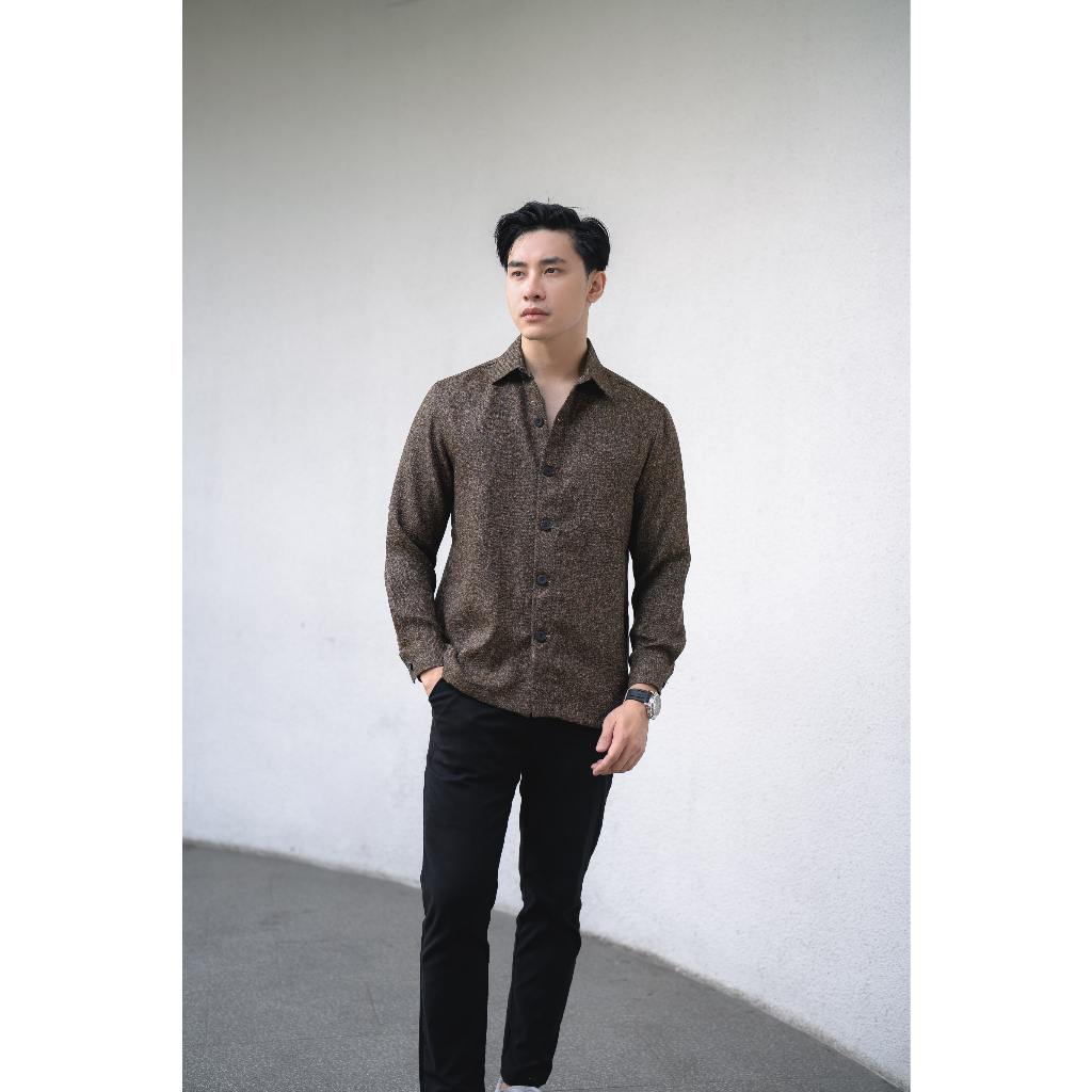 Shinjuku Kemeja Overshirt Lengan Panjang Brown – Kemeja Luaran Premium Coklat – BYBLANK