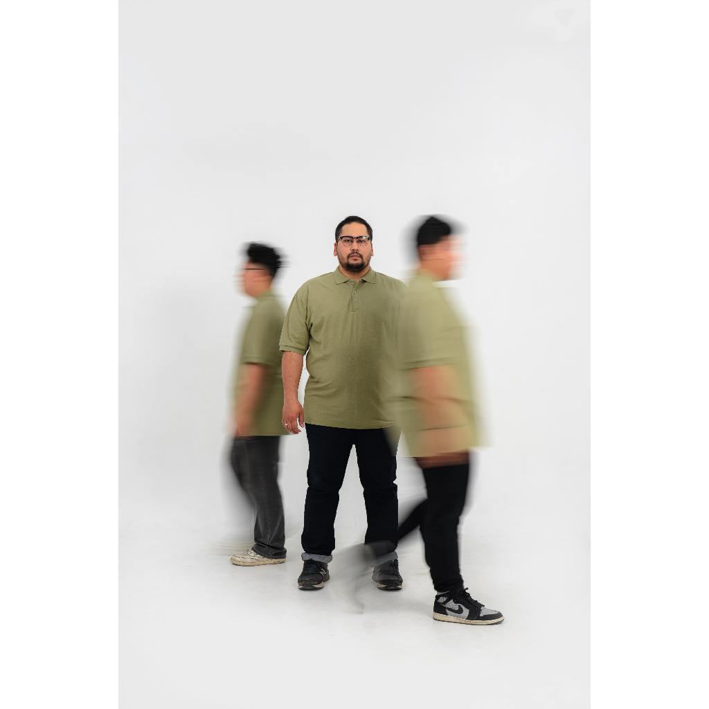 Akita Polo Shirt Big Size Sage Green