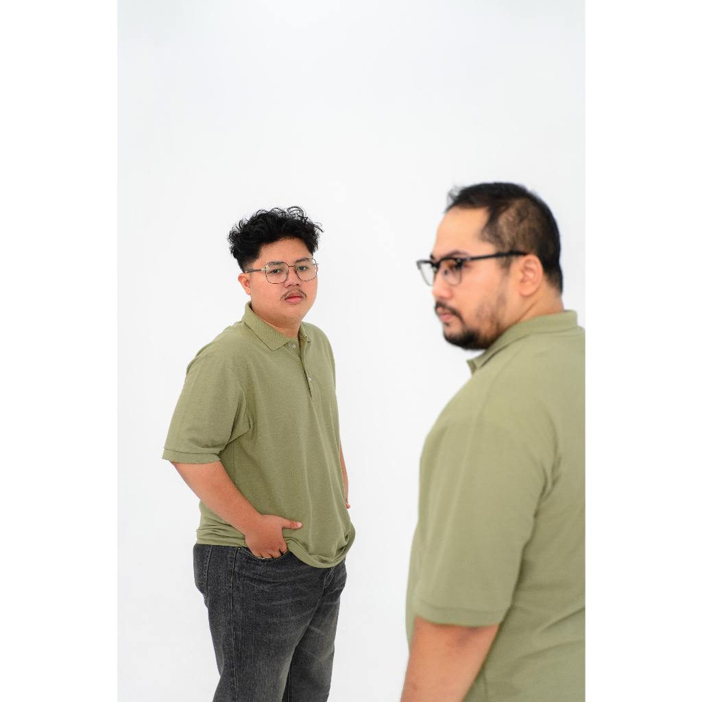 Akita Polo Shirt Big Size Sage Green