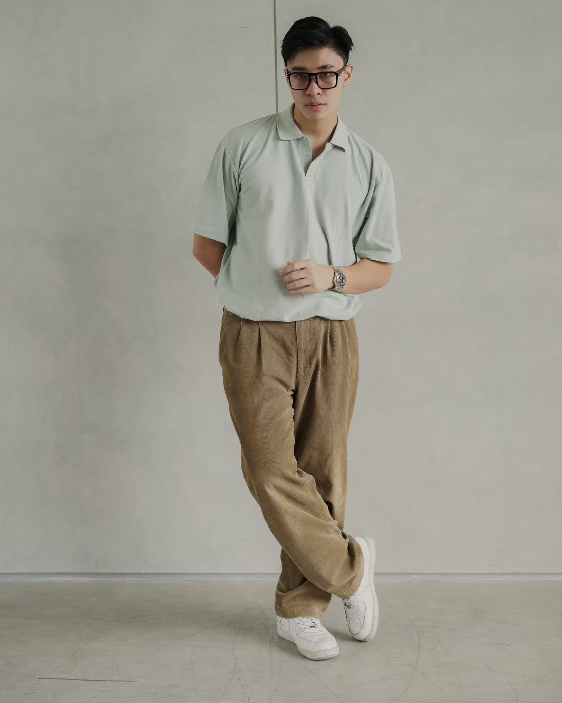 Nara Polo Oversize Mint Green