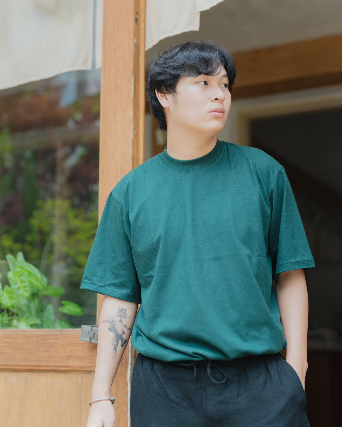 Osaka Oversize Tshirt Pine Green